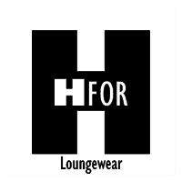h for loungewear logo