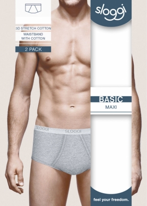 BASIC MAXI HEREN 2P GRIJS