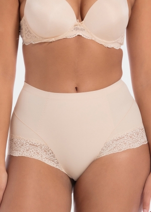 TUMMY SQUEEZER LACE 300/LATTE