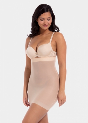 HI WAIST DRESS 300/LATTE