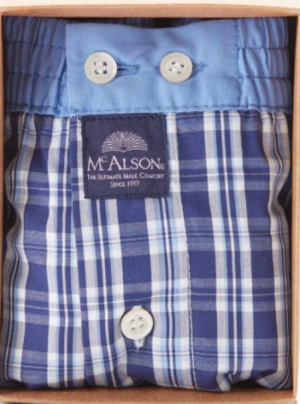 CHECKERED NAVY & WHITE