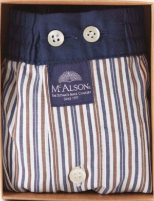 STRIPED BLAUW