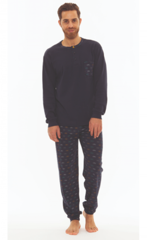 INTERLOCK BLAUW