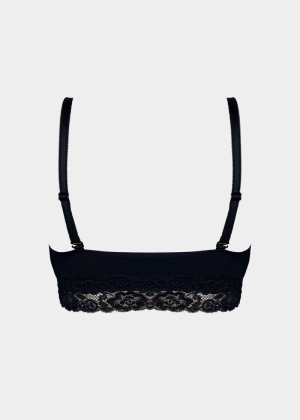 COMFORT BRA SPAGHETTI 160/BLACK LACE