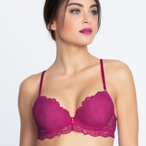SUBLIME EN DENTELLE FS/FUCHSIA