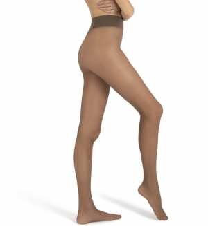TRANSPARENT SATINE 20D NOISETTE