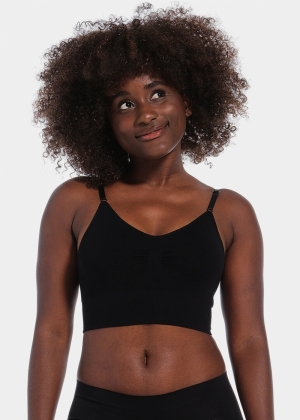 LOW BACK BRA 100/BLACK