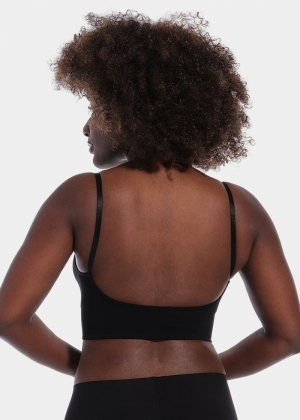 LOW BACK BRA 100/BLACK