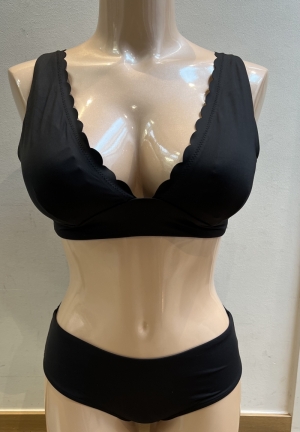 SCALLOPED BLACK