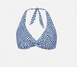 YANKUN CROSS HALTER DENIM