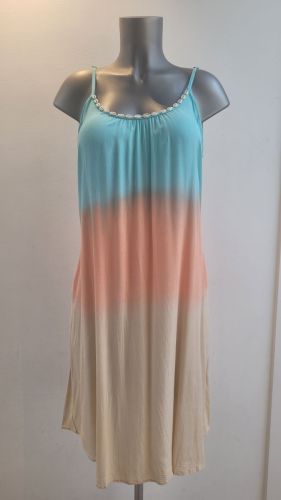  turquoise/orang