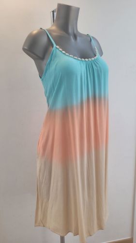  turquoise/orang